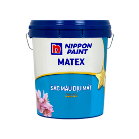 Sơn nội thất Nippon Matex Sắc Màu Dịu Mát 17L